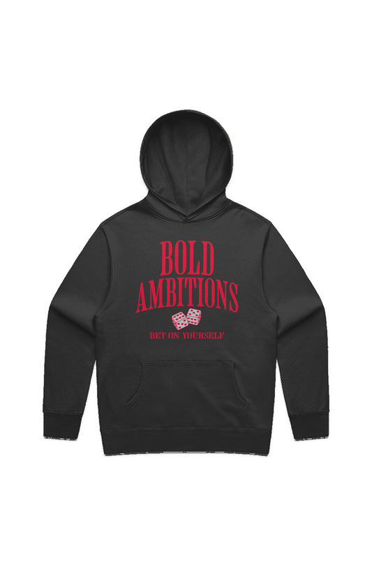 Bold Ambitions Red Logo Hoodie