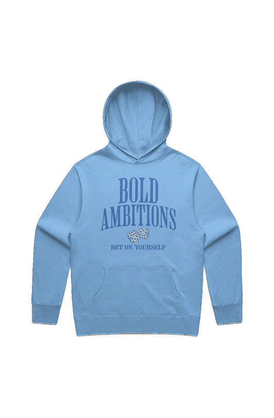 Bold Ambitions Blue Logo Hoodie