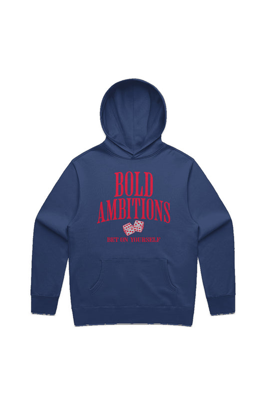 Bold Ambitions Red Logo Hoodie