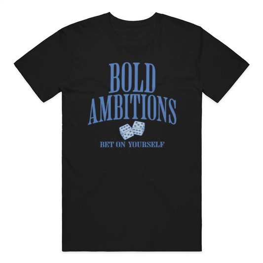 Bold Ambitions Blue Logo T-Shirt