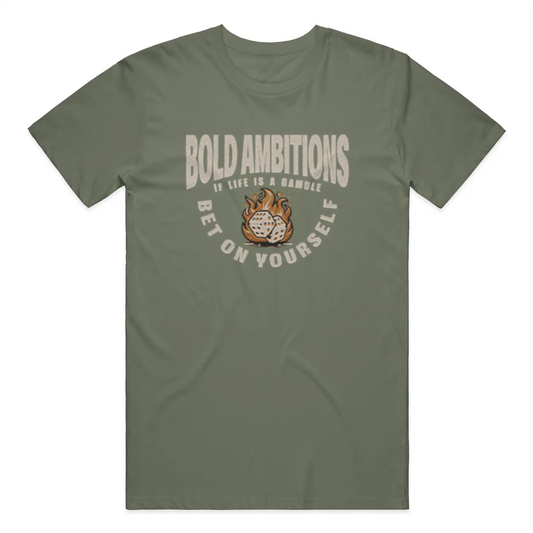 Bold Ambitions Grunge Heavyweight T-Shirt
