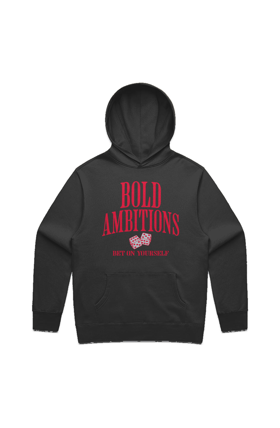 Bold Ambitions Red Logo Hoodie
