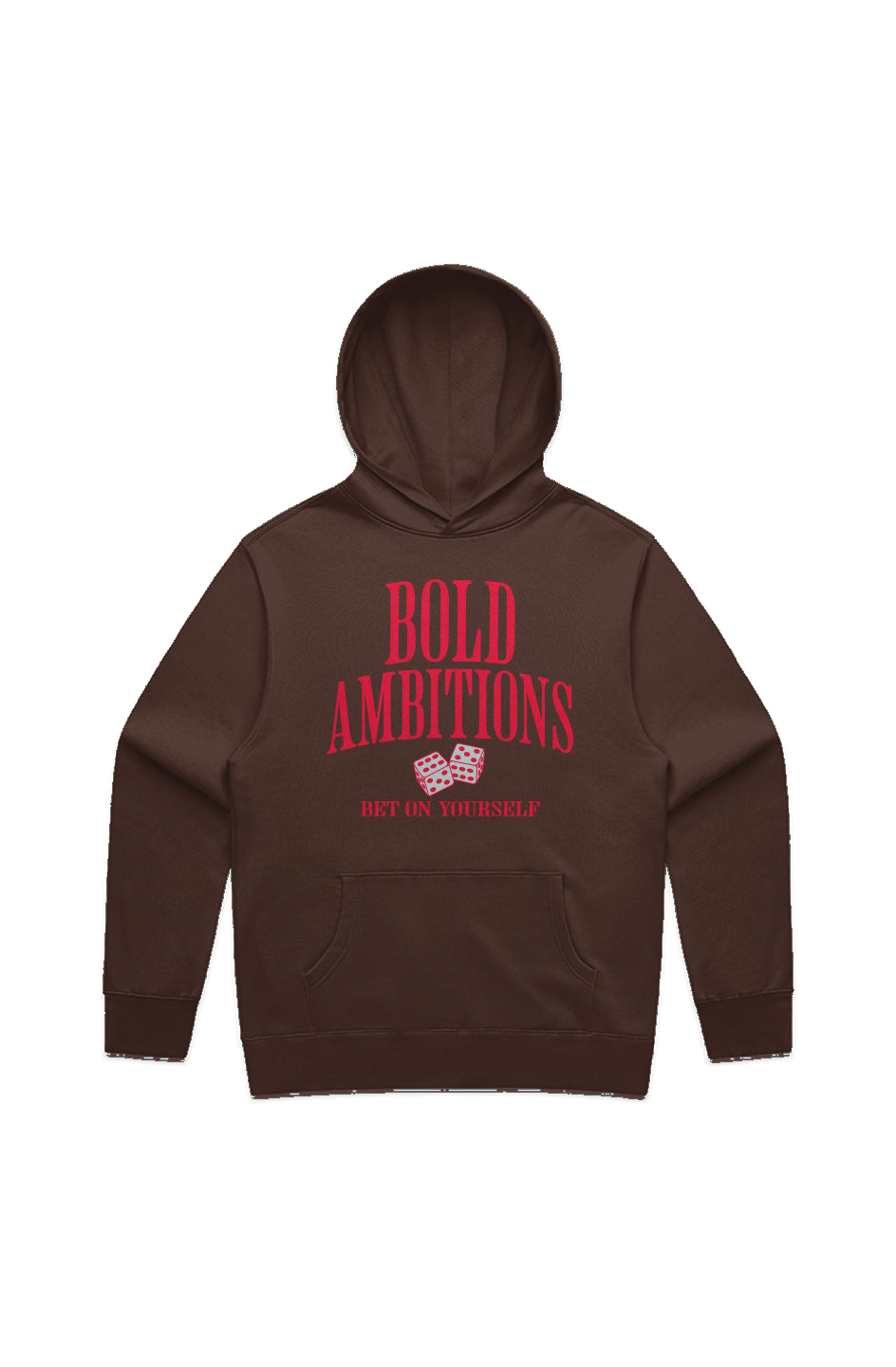 Bold Ambitions Red Logo Hoodie