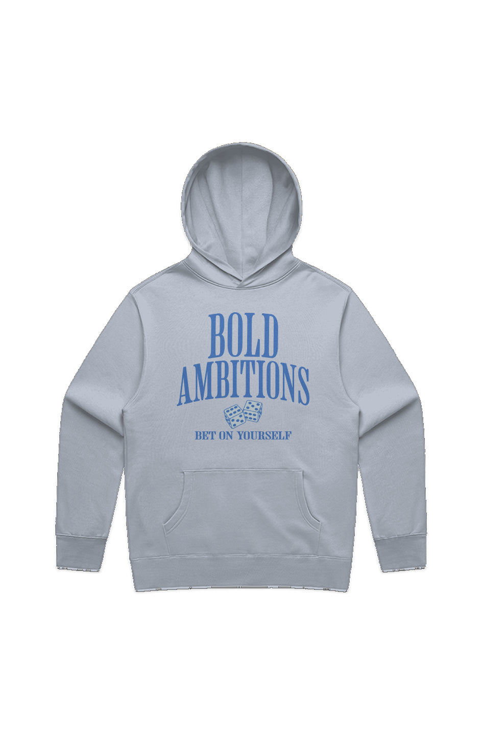 Bold Ambitions Blue Logo Hoodie
