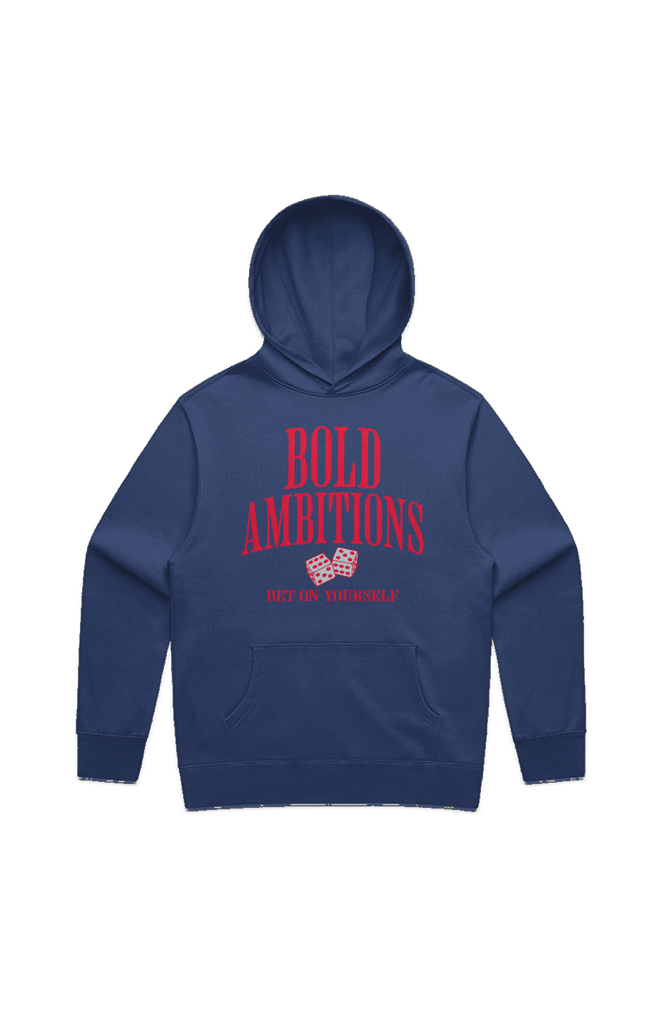 Bold Ambitions Red Logo Hoodie