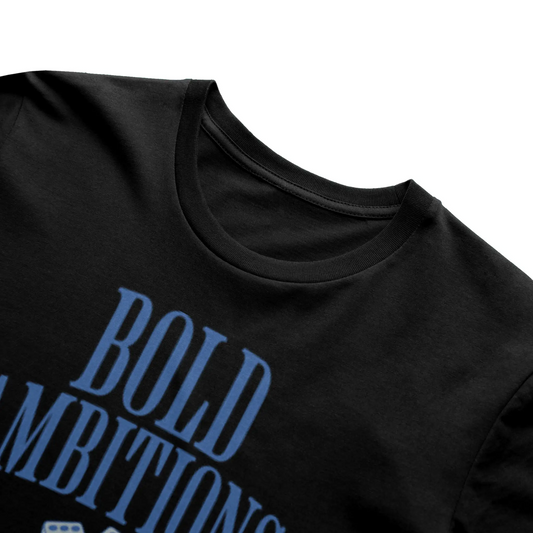 Bold Ambitions Blue Logo T-Shirt