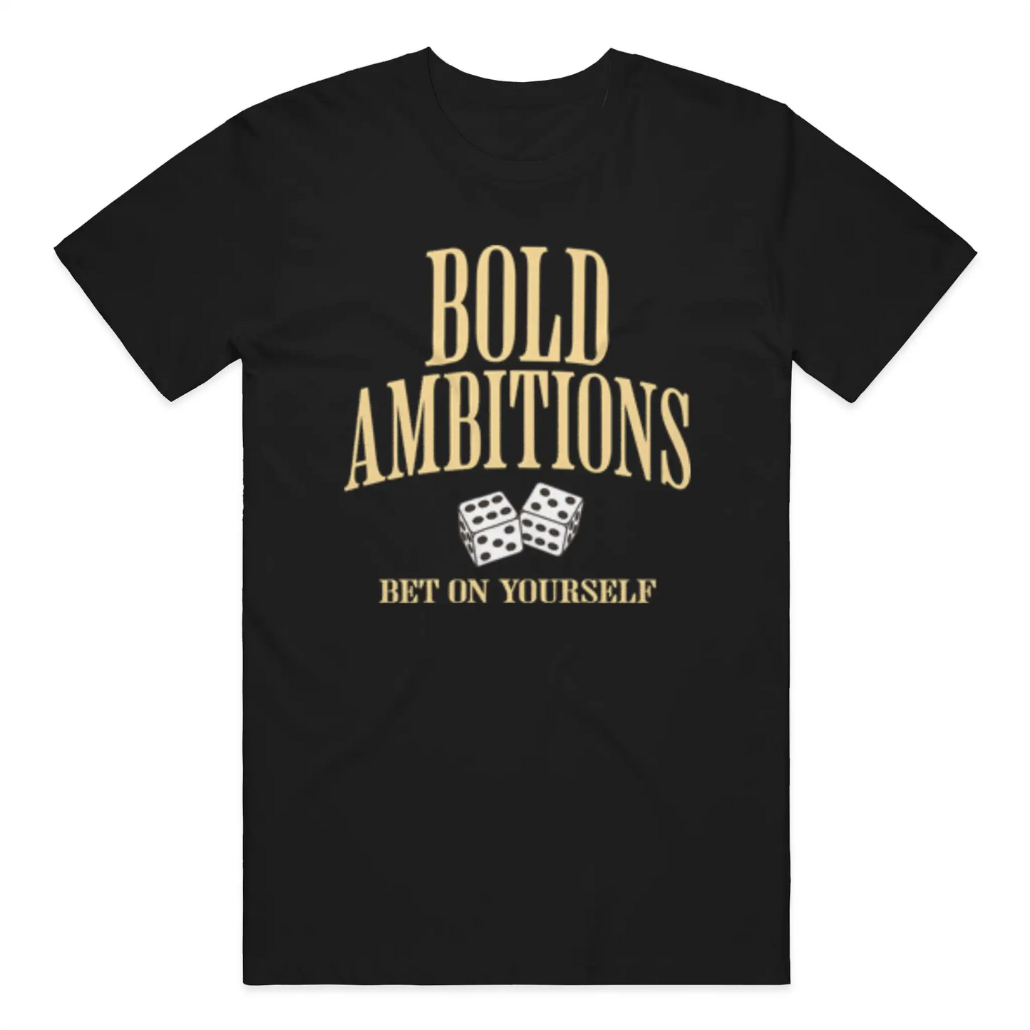 Bold Ambitions Yellow Logo T-Shirt