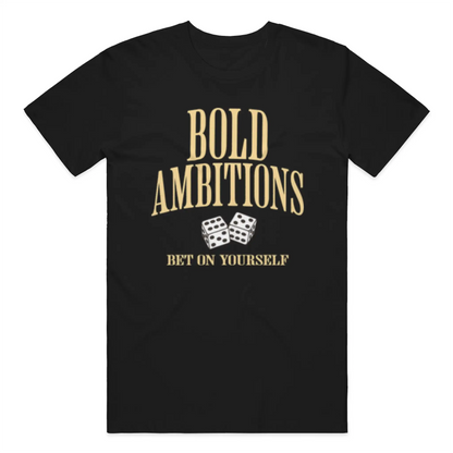 Bold Ambitions Yellow Logo T-Shirt