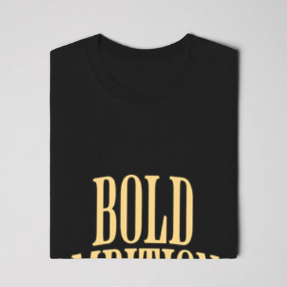 Bold Ambitions Yellow Logo T-Shirt