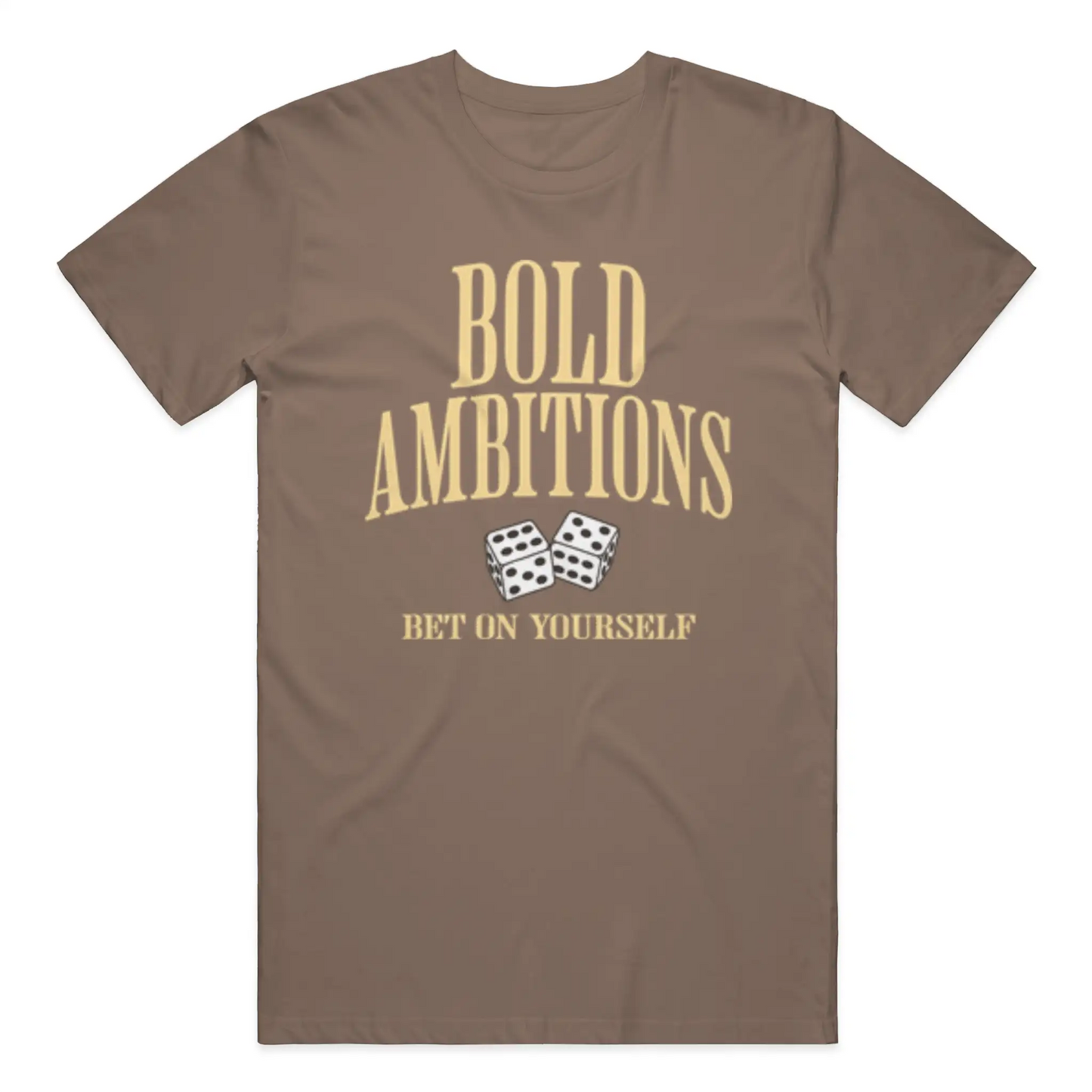 Bold Ambitions Yellow Logo T-Shirt
