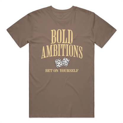 Bold Ambitions Yellow Logo T-Shirt