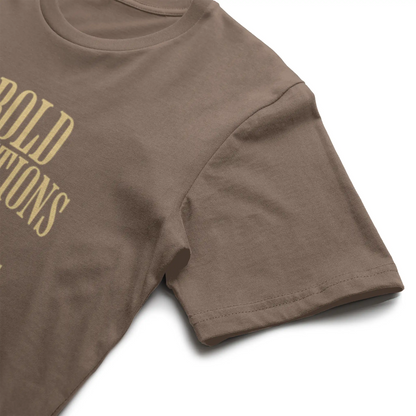 Bold Ambitions Yellow Logo T-Shirt
