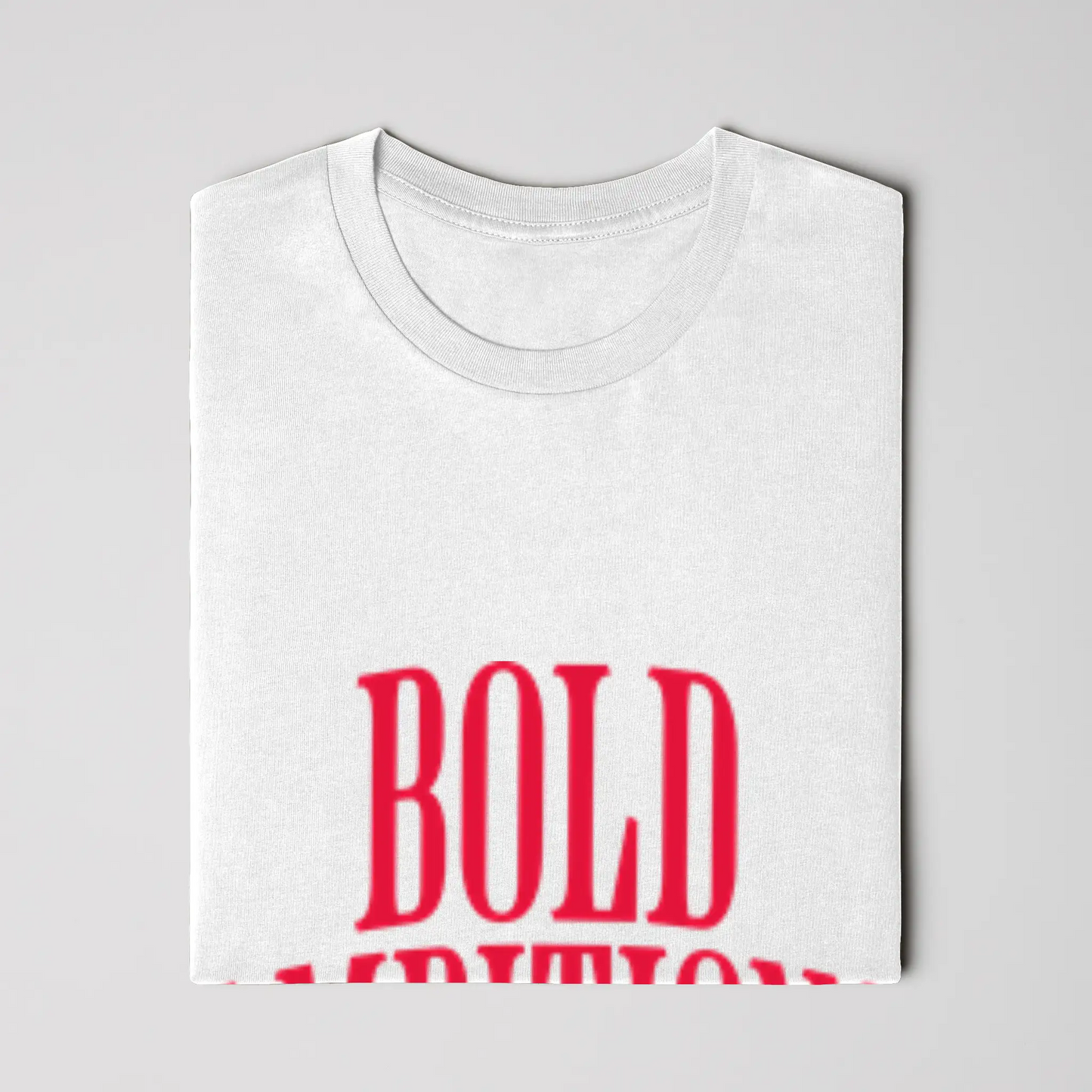 Bold Ambitions Red Logo T-Shirt